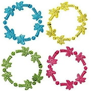 amscan Amscan Tropical Beaded Party Bracelets, 8", 4 Ct. childrens-pretend-play-bracelets