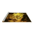 thumbnail image 2 of Ahgly Company Machine Washable Indoor Rectangle Oriental Yellow Industrial Area Rugs, 3' x 5', 2 of 4