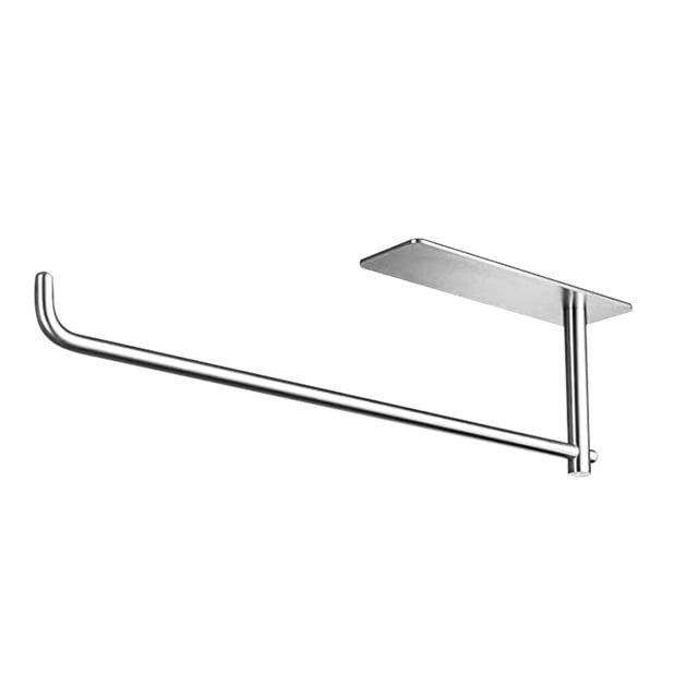 Bearachild Soporte de papel higiénico 1111Fourone, estante de rollo de papel higiénico montado en la pared para baño, colgador de acero Juegos de accesorios de baño No.01