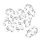thumbnail image 1 of 20pcs Colgante de Acero inoxidable Acesorios para Colr, , Pendientes Bricoje , búho Baoblaze Colgante de dijes de acero inoxidable, 1 of 7