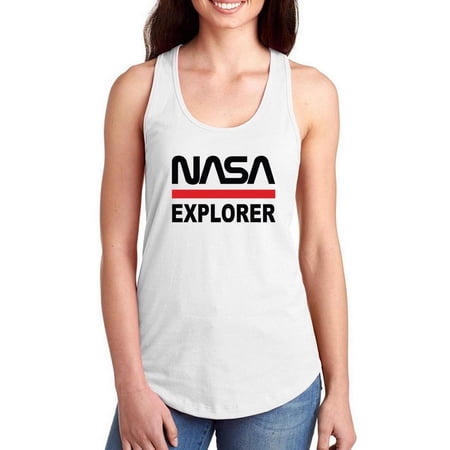 NASA Nasa Explorer Banner Racerback Tank Women -NASA Designs Female x-Large