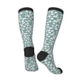 thumbnail image 5 of Lsque Floral Printed Crew Socks Men's Women's LightWeight Thin Casual Calf Socks ,Knee High Socks,Cotton Socks, 5 of 9