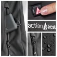 thumbnail image 6 of Women's ActionHeat Black Buffalo Bills 5V Softshell Battery Heated Full-Zip Vest, 6 of 7