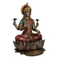 thumbnail image 5 of Ebros Gift 12.25" Goddess Lakshmi Statue, Seated on Lotus Throne, Hand-Painted Resin, Multicolor, 5 of 9