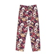 thumbnail image 6 of Daiia Skull record artist Men's Sleep Pant with Pockets and Drawstring,Pajama Pants-Medium, 6 of 9
