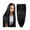 10inches, variant on 10-26" Clip in Human Hair Extensions Thick Silky Straight Full Head 8 Pieces 18 Clips Natural Black Double Weft Brazilian Remy Hair Extensions