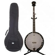 LEFTY Oscar Schmidt 5-String Banjo, Padded Gig Bag, Cloth, OB5LH KBBU