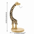thumbnail image 5 of Elainilye Giraffe Banana Holder, Wooden Banana Hanger Stand with Stainless Steel Hook, Countertop Fruit Display Rack for Kitchen Dining Table, Decorative Fruit Storage, 5 of 9