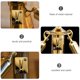 thumbnail image 3 of LITINKIMI 2Ud Gancho Metálico Dorado Para Almacenaje Con Instalación Fácil En Pared, 3 of 8