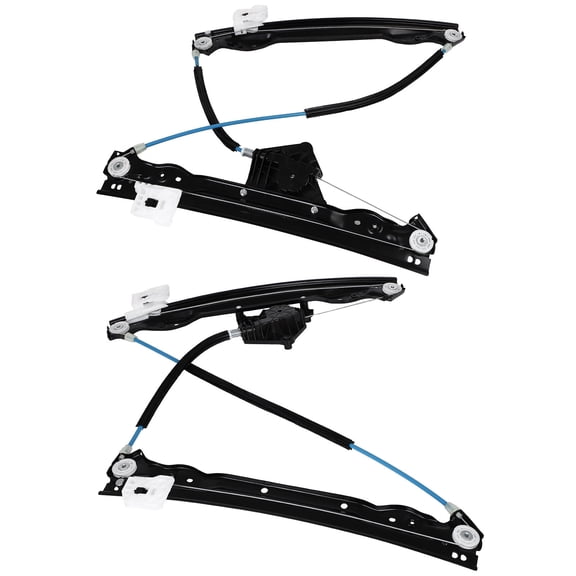 ECCPP Front Left Front Right Power Window Regulator W/o Motor Assembly Replacement 752-311,752-310 Fits For 2007-2010 For Chrysler Sebring