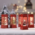 thumbnail image 4 of Christmas Decorations for Home Flame Lamp Oil Lamp Santa Claus Elk Lamp New Year Gift Small Wind Lantern Desktop Scene Layout, 4 of 5