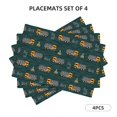 thumbnail image 2 of Placemats Set Of 4 / 6, Big Machine Placemats For Dining Table Indoor/Outdoors Heat Resistant Washable Placemats 18" X 12", 2 of 8
