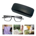 thumbnail image 4 of Gafas de lectura jinwen Gafas ópticas bloqueo de luz azul para computadora TV Negro Gris 100 degree, 4 of 8