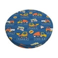 thumbnail image 1 of Honeii Construction Vehicles Pattern Bar Stool Covers-Round Stools Seat Covers, Washable Stool Cushion Slipcover Elastic Bar Chair Covers-13 inch, 1 of 7