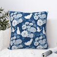thumbnail image 4 of Pofeuu Rose Flowers Print Double-sided plush pillowcase Square Throw Pillow Covers Pillows Cover for Living Room Bedroom Sofa Couch Cushion Cover（No pillow core）-12"x12", 4 of 7