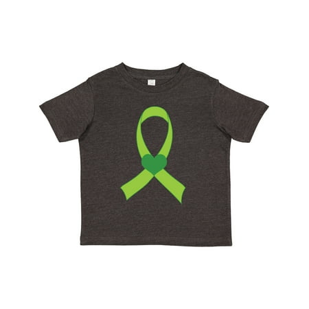 

Inktastic Lime Green Heart Ribbon Gift Toddler Boy or Toddler Girl T-Shirt