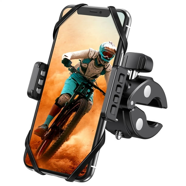 WeGuard Bike& Motorcycle Phone Mount - Universal Bike Handlebar Cell Phone Holde, Bike Cell 