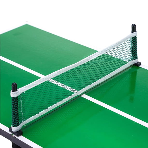 Petite table de pong compacte pour enfants avec 2 pagaies et 1 balle – Table de sport légère pour enfants et adultes – Pour intérieur et extérieur Petite table de pong compacte pour enfants avec 2 pagaies et 1 balle – Table de sport légère pour enfants et adultes – Pour intérieur et extérieur