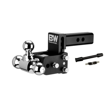 Ball Mount Lock (B&W Trailer Hitches TS10047B Adjustable Ball Mount with 1-7/8