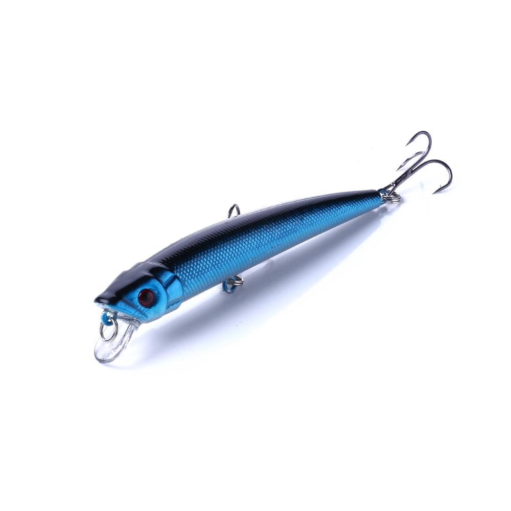 HENGJIA Minnow Bass Fishing Lures - Jerkbait Lure Set Hard Baits Crankbait for Catfish Trout Walleye Fishing Bait 8Pcs/kit