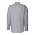 thumbnail image 3 of Men's-Cutter & Buck  Charcoal Seattle Sounders FC Stretch Oxford Stripe Tri-Blend Long Sleeve Button-Down Shirt, 3 of 3