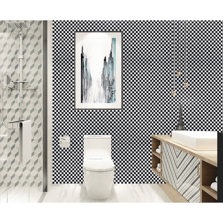 Peel & Stick Wallpaper Border – PVC Self-Adhesive 4 Inch X 29.5 Ft, Vintage Pattern For Bathroom, Kitchen, Living Room
