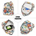 thumbnail image 5 of FORMRS Mini Backpack Purse for Women Travel Daypack Casual Shoulder Bag, Colorful Flowers Pattern, 5 of 7
