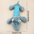 thumbnail image 2 of FNNMNNR Cute Plush Pet Toy for Dogs & Cats - Durable  Bite-Resistant Cartoon Animal Design with Embroidery Detail - Striped Duck  Pig  Elephant Shapes, 2 of 5