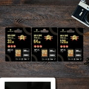 Amplim 128GB UHS-II V90 SDXC SD Card Blazing Fast 300MB/s (2000X) UHSII U3 Extreme High Speed 128 GB SD XC Memory Card for 4K 8K UHD Video Camera Camcorder. 128G TF Flash Storage