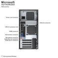 thumbnail image 4 of Dell OptiPlex 390 MTW PC, Noyau d'Intel I3-2120 3.3GHZ, 8G DDR3, 128G SSD, VGA, DP, DVD, BT, WIFI, Windows 10 Pro 64 Bit-Multi-Language(En/esfr), 4 of 5