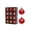 Red, variant on Zpanxa 12 Pieces Pearlized Christmas Ball Ornaments Multicolor Hanging Decor for Tree, Wedding and Window Display