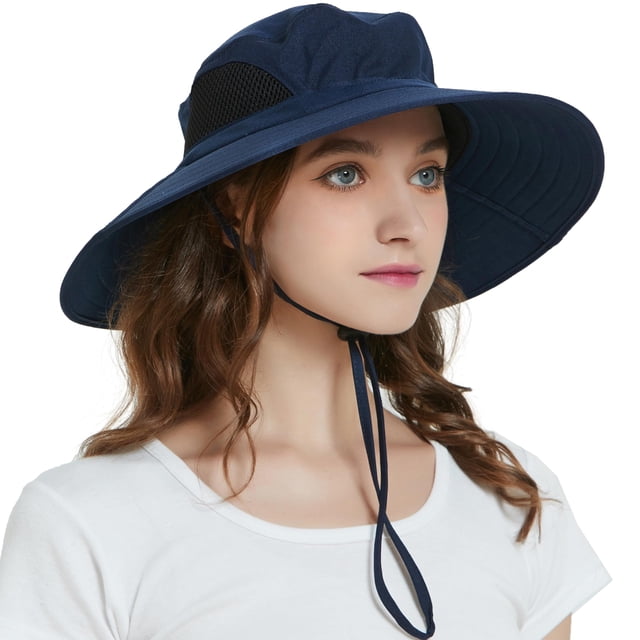 Sombrero EINSKEY de ala ancha UPF 50+, protección UV, impermeable