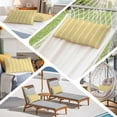 thumbnail image 3 of Simple Lines Body Pillow Cover, Pillowcase Protectors with Zipper, Breathable Decorative Throw Pillow Case Cover, Modern Country Minimalist Print Boho Yellow Pillow Shams for Couch Sofa 24x36Inch, 3 of 6