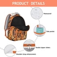 thumbnail image 4 of Abstract Paisley Students Backpack Colorful Bohemian Vintage Floral School Bag with Elegant Ethnic Pattern, Lightweight and Wear-Resistant for Students, 4 of 6