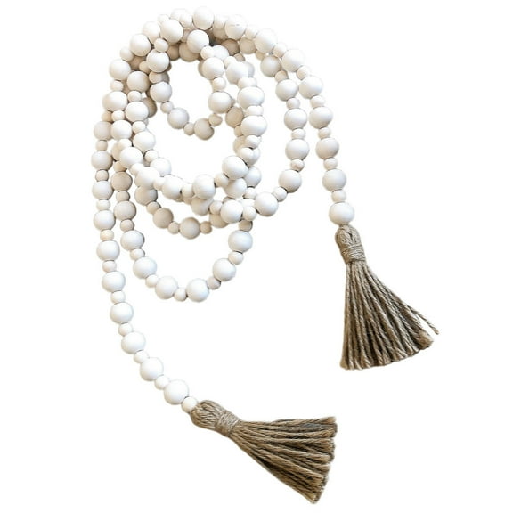 HONITANO Traditional Home Decor Wood Beads Garland for Bead Garland 1Pcs