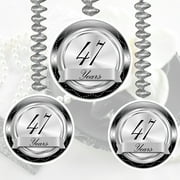 47 YEARS CLASSY BLACK DANGLER (3 COUNT) by Partypro