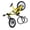 Yellow, variant on Innovative Finger Bike Key Holder Stylish and Practical Keychain for Cyclists Simple Phone Anti-lost Lanyard Ornaments
