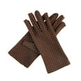 thumbnail image 2 of Zeus Summer Driving Fashion Women Dots Print Sun Protection Gloves Elastic Mittens, 2 of 7