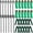 Green, variant on 36 Pcs Heavy Duty Tree Stake Kits Stake and Support for Young Leaning Tree Anchor Straightening Kit, 15.8'' Support Straps, 11.8'' Steel Stakes, 13.12ft Rope Against Bad Weather(Yellow)