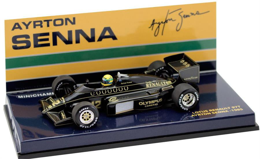 LOTUS 97T 1985 Ayrton Senna Formula one F1 Formula 1 Racing car 1/43 Die Cast