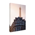 thumbnail image 2 of Trademark Fine Art Yochai Chodus The Peeking Eiffel Canvas Wall Art, 2 of 4