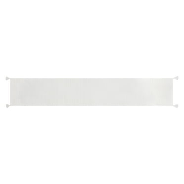 Better Homes & Gardens Chunky Woven Table Runner - 14 x 90" - White - 100% Cotton