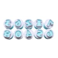 thumbnail image 1 of Injueey 26 Uds letras mayúsculas/letras minúsculas/10 Uds números molde para galletas molde para hornear pasteles cortador de alfabeto Decoración Herramientas y accesorios para hornear 3 Injueey JJ24140-03, 1 of 6