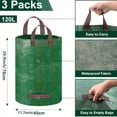 thumbnail image 5 of Leaf Bag Garden Bag Courtyard Leaf Bag Folding Storage Bag Self Standing Bag Large Capacity Reusable with Four Handles, 5 of 7