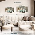 thumbnail image 4 of Elephant Stock Shabby Chic Kitchen Wall Art - Horizontal Multi Panel Canvas - Kitchen Wall Decor - Hobbies And Lifestyle Multi Panel - Blue And Gray Decor - 36" x 22", 4 of 8