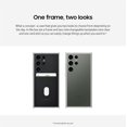 thumbnail image 3 of SAMSUNG Galaxy S23 Ultra Frame Phone Case, Dual Look Protective Cover w/ 2 Interchangeable Blackplates Including Clear, 3 of 5