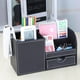 thumbnail image 5 of Organizador de escritorio elegante, almacenamiento de cuero PU con múltiples compartimentos, caja decorativa de alta calidad y respetuosa con el medio ambiente para la oficina, el hogar y la escuela, 5 of 8