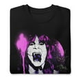 thumbnail image 3 of Ozzy Osbourne Purple - Small Screaming Jumbo Print Unisex Sweatshirt - Black - Small, 3 of 5