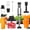 Black Silver, variant on Immersion Blender Handheld 8 in 1 Hand Blender, Electric Blender Max 1000W Immersion Blender with 21 Speed & Turbo Mode, 21 Speed & Turbo Mode, Beaker  Milk Frother Frother