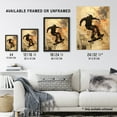thumbnail image 3 of Skateboarder Portrait Street Art Modern Living Room Extra Large XL Wall Art Poster Print, 3 of 5